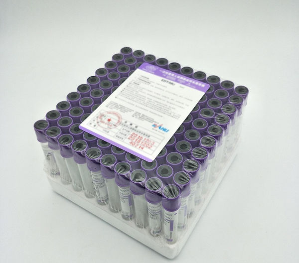 Proveedor claro de los tubos 100pcs/Tray de BD del vidrio del casquillo púrpura de Vial Container Test Tubes 2ML de los tubos de la colección de la sangre