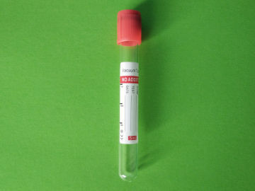 El tubo disponible del llano del tubo de la colección de la sangre ningunos añadidos ACARICIA 5ml al proveedor del CE ISO