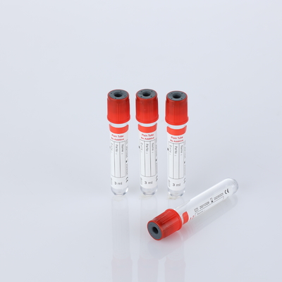Red Top No Additive Plain Vacuum Serum Blood Collection Tube Disposable Hospital Medical Test