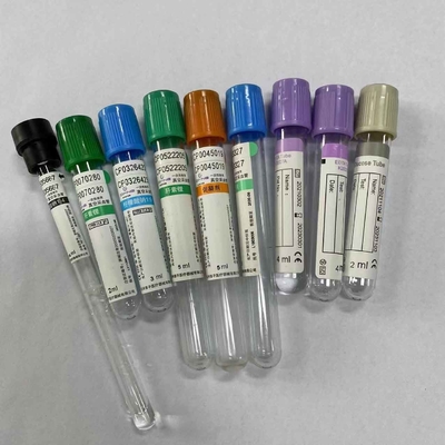 Disponible médico del tubo de la colección de la sangre del vacío del uso del laboratorio