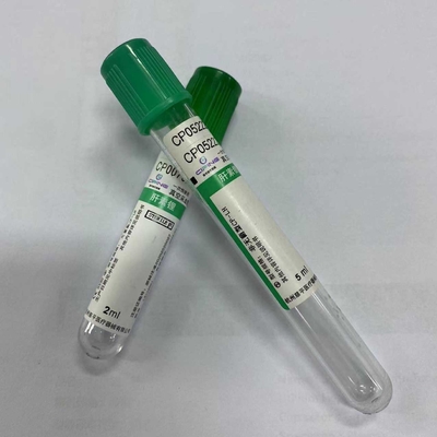 Altos tubos de la heparina del sodio de la compatibilidad para la colección de la sangre