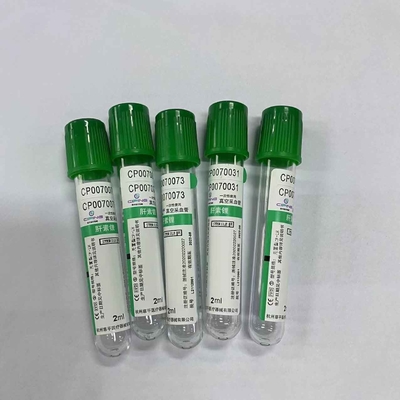 Verde de la colección de la sangre del vacío del tubo de la heparina del litio 5ml de CP-NH (LH)
