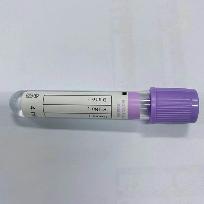 El OEM médico del tubo de la sangre del vacío de la cubierta de la lavanda del hospital acepta