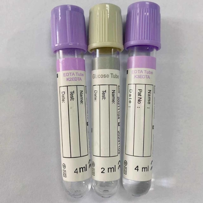 Prueba química del vacío del uso médico de la sangre del tubo disponible de la colección