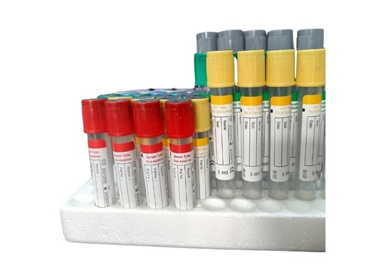 K2 K3 Tubos de recolección de análisis de sangre al vacío desechables Edta de vidrio para mascotas de laboratorio