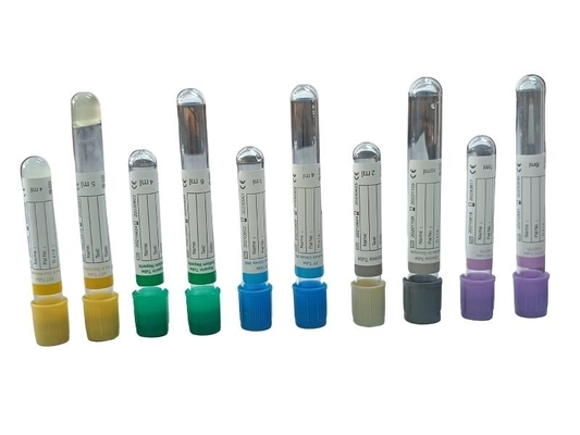 Médico desechable de vidrio de tubo de recolección de sangre al vacío personalizado