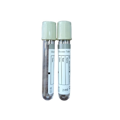 Recogida de sangre al vacío Tubo de glucosa Tapa gris 10ml Plástico