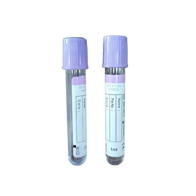 Vacío disponible médico K2 K3 del ANIMAL DOMÉSTICO del tubo de la recogida de sangre del EDTA para el hospital