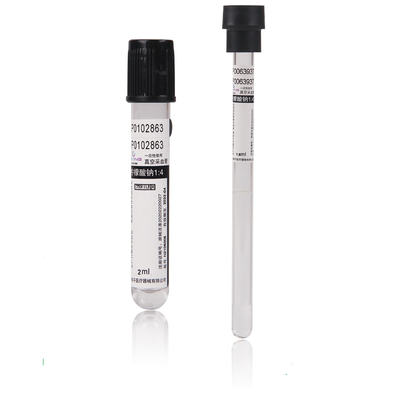 Tamaño modificado para requisitos particulares negro de la sangre de la colección de los tubos médicos del ESR disponible