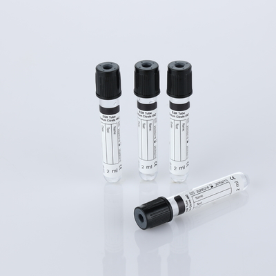 Recolección de sangre con vacío desechable para uso médico ESR tubo Citrato de sodio 1:4