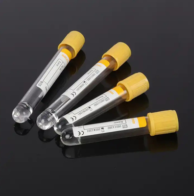 Tubo de vidrio de separación de suero con activador de coágulos y separador de gel inerte 13 * 75 mm