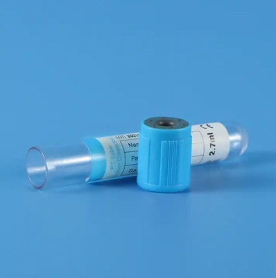 Citrato de sodio 9 1 tubo en diseño de techo azul elección perfecta para pruebas de PT y APTT