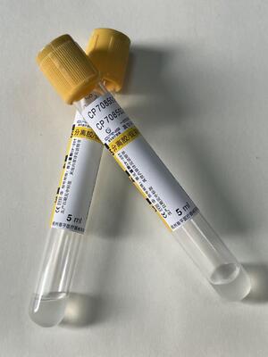 tubo de separación del suero (SST) con activador de coágulos y barrera de gel