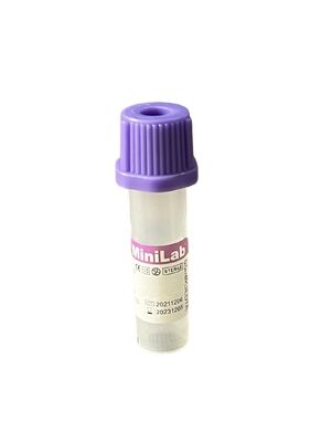 Tubos de recolección de sangre capilar EDTA de micro volumen para niños