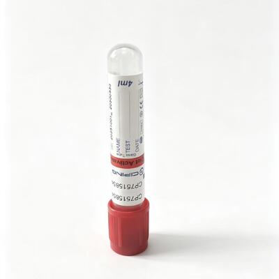 Tubo de extracción de sangre al vacío para volumen de extracción de muestras de plasma de 1 a 10 ml